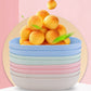 Plate Set Pack of 10 – Plastic Split Bone Dish Plates with Holder